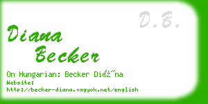 diana becker business card